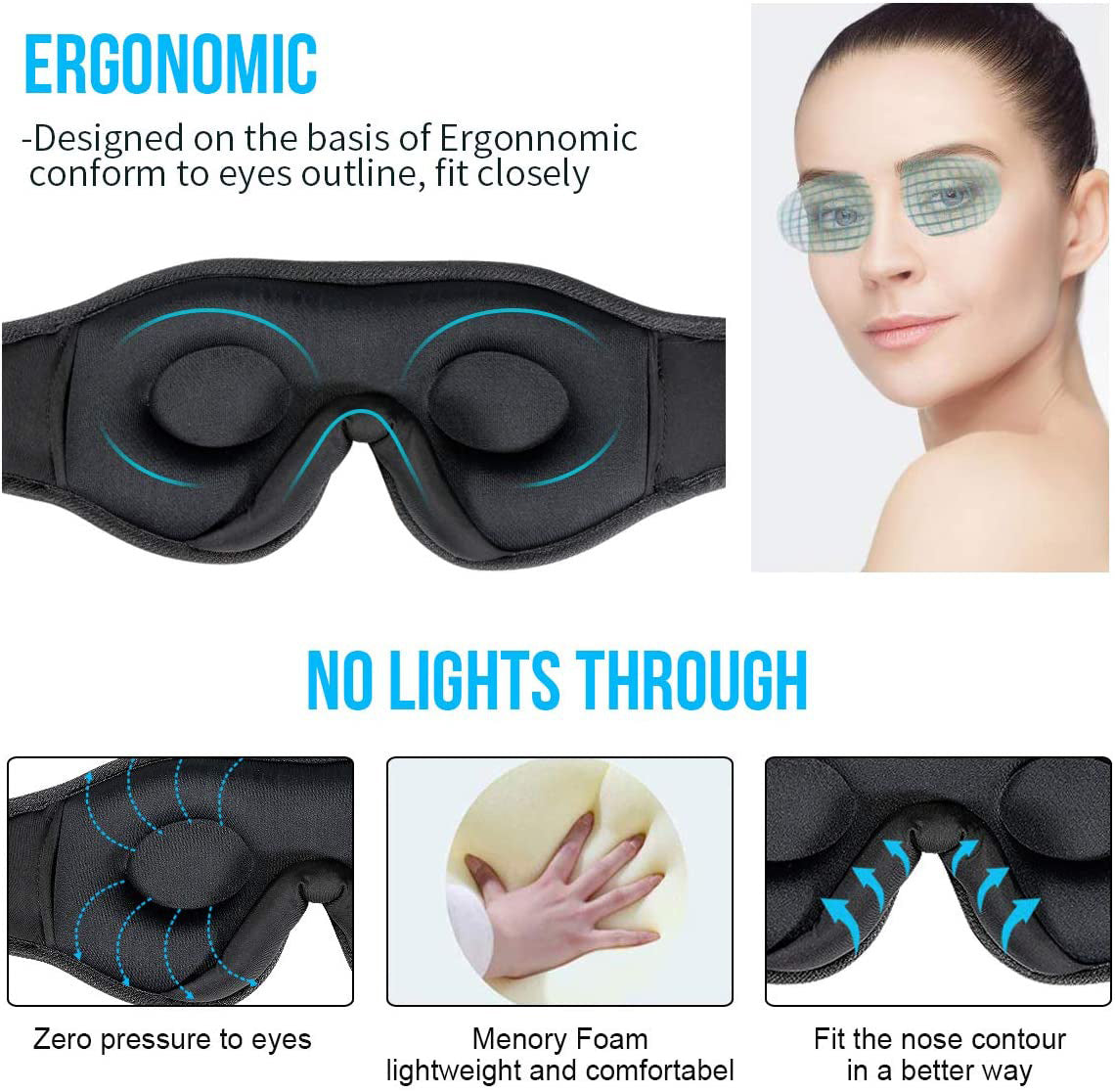 Wireless Call Stereo Music Sleep Eye Mask